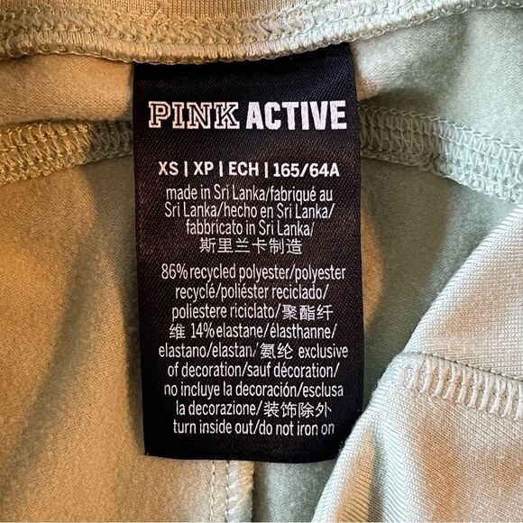 Pink Active Light Lime Leggings - Picture 3 of 5